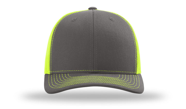 Richardson 112 - Charcoal/Neon Yellow