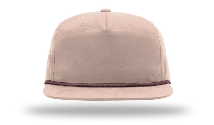 Richardson 256 - Pale Peach/Maroon Rope